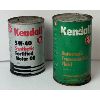 Image 1 : LOT OF 2 - KENDALL MOTOR OIL CANS 