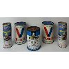 Image 2 : LOT OF 5 - VALVOLINE QT, IDEAL LUBRICANT & BARDAHL SNOWMOBILE OILS CANS 