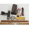 Image 2 : LOT OF 5 - TIRE PRESSURE GAUGE - EVEREADY TAIL LIGHT - GULF RULER, ETC.