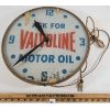 Image 1 : VALVOLINE MOTOR OIL LIGHT UP WALL CLOCK