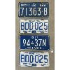 Image 1 : LOT OF 4 - ONTARIO & BC LICENCE PLATES - INCL 1965, 1970 & 1971