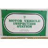 Image 1 : ONTARIO MOTOR VEHICLE INSPECTION METAL SIGN