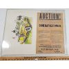 Image 2 : LOT OF 4 - LIST OF LICENSED AUCTIONEERS - RULES FOR COUNTY POOR HOUSE - AUCTION AD, ETC.