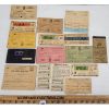 QTY OF WWI GASOLINE RATIONS & COUPONS