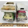 Image 2 : LOT OF 2 - TONKA PRESSED STEEL CAMPER TRUCKS
