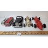 Image 1 : LOT OF 5 - DIECAST, TIN & WOODEN CARS - INCL MOTORIZED WEN-MAC AUTOMITE FRICTION CAR 