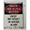 Image 1 : DANGER HIGH VOLTAGE SSP SIGN