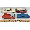 Image 3 : LOT OF 4 - TIN FRICTION VEHICLES - INCL N.K. TOYS KOREA, BANDAI ETC.