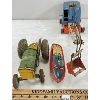 Image 2 : LOT OF 3 - TIN TOYS - INCL GT. BRITAIN TRACTOR, LINDSTROM BOAT ETC.