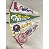 Image 1 : LOT OF 4 - U.S. PENNANT FLAGS - INCL MINNESOTA & CALIFORNIA