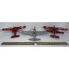 Image 4 : LOT OF 3 - TEXACO DIECAST AIRPLANES - INCL 1929 LOCKHEED, 1932 NORTHROP & 1931 STEARMAN
