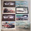 Image 1 : LOT OF 8 - PROMOTIONAL AUTO CARDBOARD ADVERTISEMENTS - SEE ALL PICS