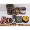 Image 2 : LOT OF 6 - MISC ADVERTISEMENT CANS - INCL TROOST TOBACCO & SIEDLITZ POWDERS, ETC. 