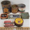 Image 3 : LOT OF 6 - MISC ADVERTISEMENT CANS - INCL TROOST TOBACCO & SIEDLITZ POWDERS, ETC. 
