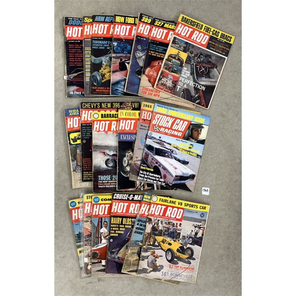QTY OF AUTO MAGAZINES - INCL HOT ROD, ETC. - SEE ALL PICS