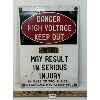 Image 1 : DANGER HIGH VOLTAGE SSP SIGN