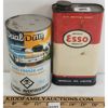 Image 1 : LOT OF 2 - ESSO & DUAL DUTY CANS 