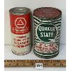 Image 1 : LOT OF 2 - QUAKER STATE 1 QT & CITIES SERVICE 1 LB CLEANER DETERGENT 