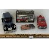 Image 1 : LOT OF 5 - DIECAST MODEL CARS - INCL LENNOX 1916 STUDEBAKER COIN BANK, ETC