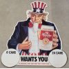 Image 1 : UNCLE SAM OLD MILWAUKEE ADVERTISEMENT CUT OUT