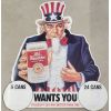Image 2 : UNCLE SAM OLD MILWAUKEE ADVERTISEMENT CUT OUT