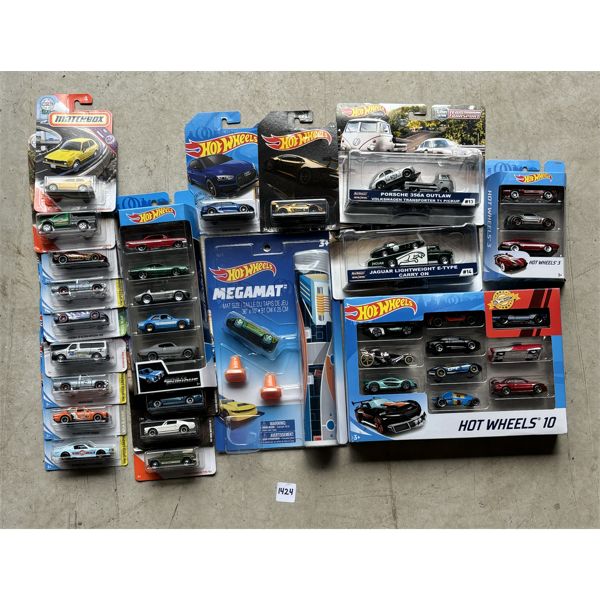 LOT OF 20 - HOTWHEELS - INCL '76 HONDA CVCC, RAM WORK TRUCK, ETC