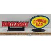 Image 1 : LOT OF 2 - COMPOSITE 3D PRINTED CORNER GAS & MATCHBOX BATTERY OP LIGHT UP SIGNS