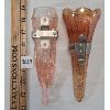 Image 3 : LOT OF 2 - BUD VASES W/ BRACKETS