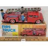 Image 1 : TIN FRICTION FIRE TRUCK W/ BOX