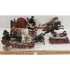 Image 1 : LOT OF 6 - DIECAST FIRETRUCK / CARRIAGE FIGURES