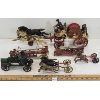 Image 3 : LOT OF 6 - DIECAST FIRETRUCK / CARRIAGE FIGURES