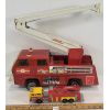 Image 3 : LOT OF 2 - TONKA PRESSED STEEL FIRE TRUCK - MAJORETTE FIRE TRUCK