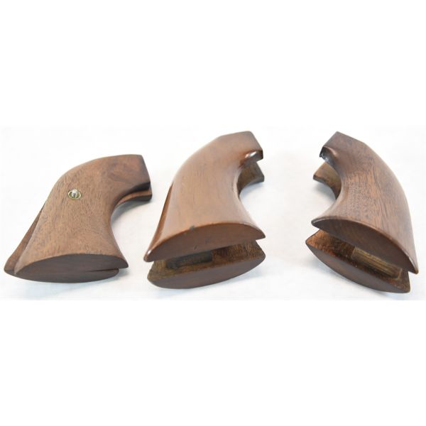 Box Lot 3 Wood Revolver Grips
