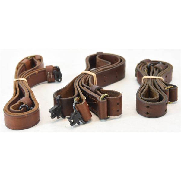 Box Lot 3 Rifle Leather Slings 
