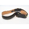 Image 1 : Worn Vintage Black Ammunition Belt
