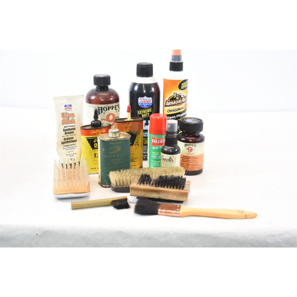 Box Lot Firearm Cleaning Supplies