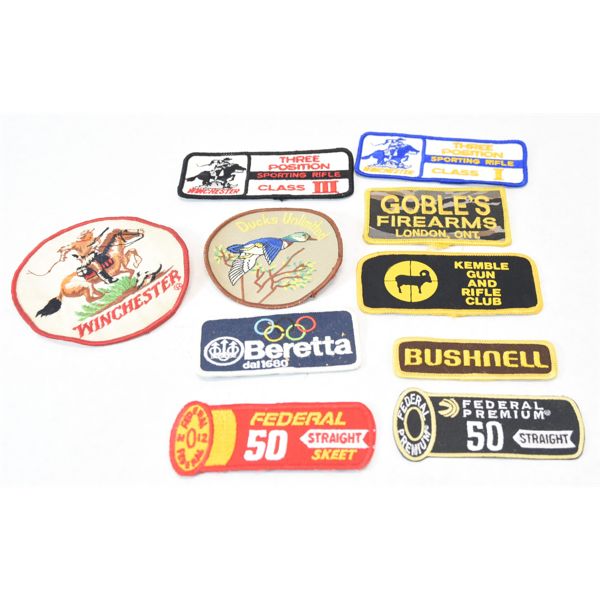 10 Firearm Crests 