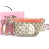 Image 1 : Gucci x North Face Beige/Ebony GG Canvas Leather Belt Bag