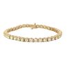 Image 1 : 9.47 ctw Diamond Tennis Bracelet - 14KT Yellow Gold