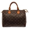 Image 1 : Louis Vuitton Brown Monogram Canvas Speedy 30 Satchel Bag