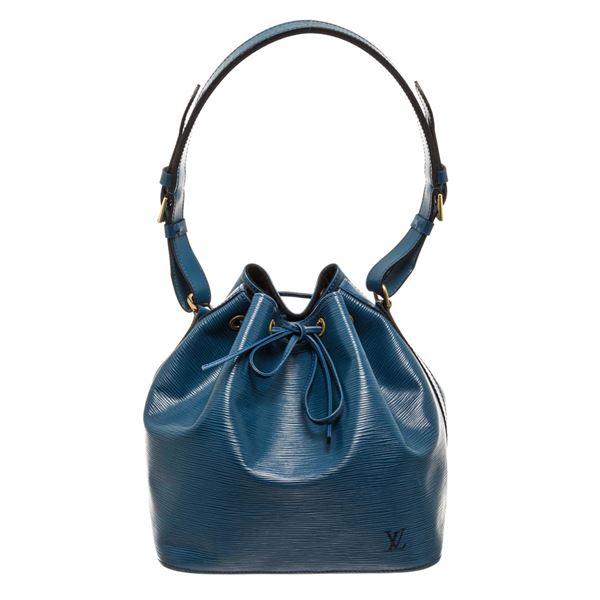 Louis Vuitton Blue Epi Leather Noe PM