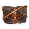 Image 1 : Louis Vuitton Brown Monogram Canvas Saumur 30cm Shoulder Bag