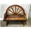 Image 2 : Wagon Wheel Bench