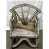 Image 1 : Rustic Wagon Wheel Chair