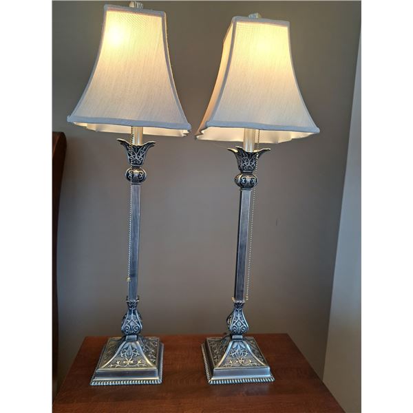 Pair of Ornate Table Lamps (Tested)