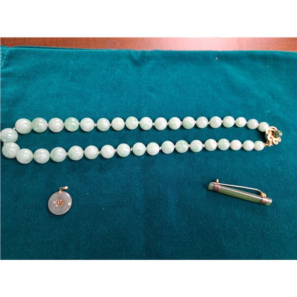 Jade-Like Stone Jewellery