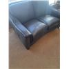 Image 1 : Faux Leather Loveseat