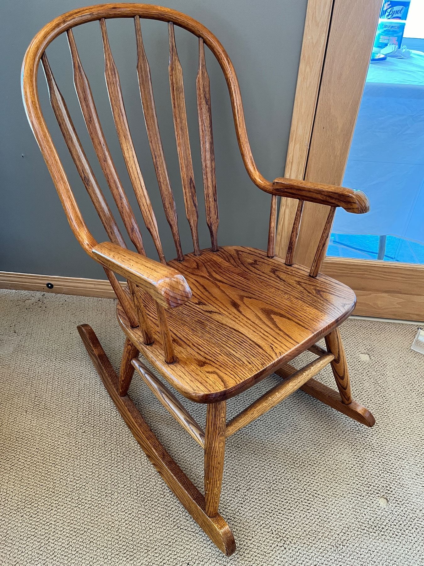 Wooden Rocking Chair - Sunrise Estate Services Ltd