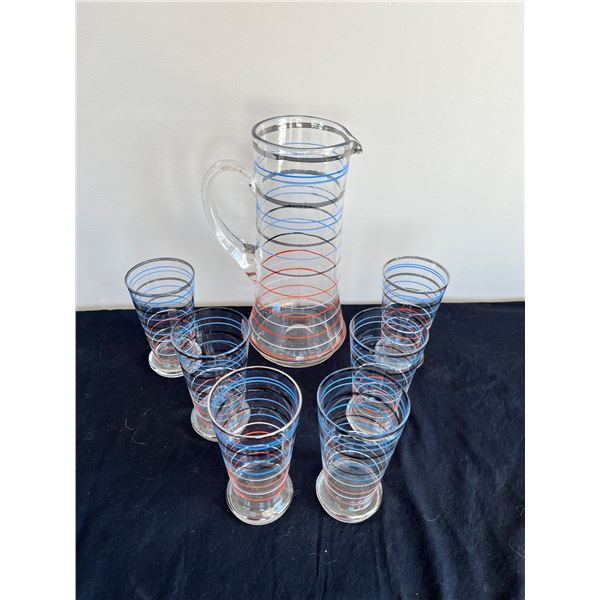 Striped Glassware