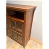 Image 2 : Wooden Storage Cabinet with Glass Doors